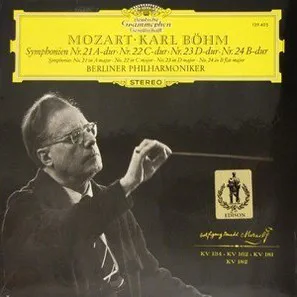 Mozart Symphonie Nr 23 D Dur - Berliner Philharmoniker Karl Böhm