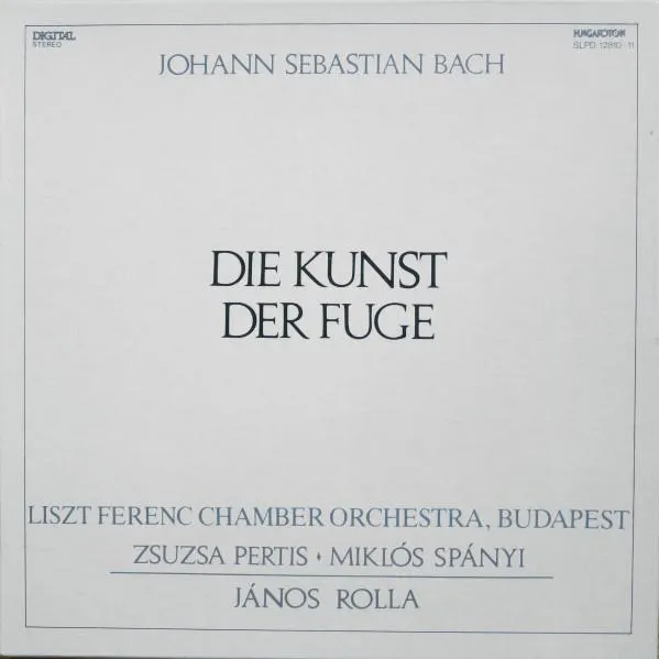 Bach - Contrapunctus 8 - 11 - Liszt Ferenc Chamber Orchestra Janos Rolla