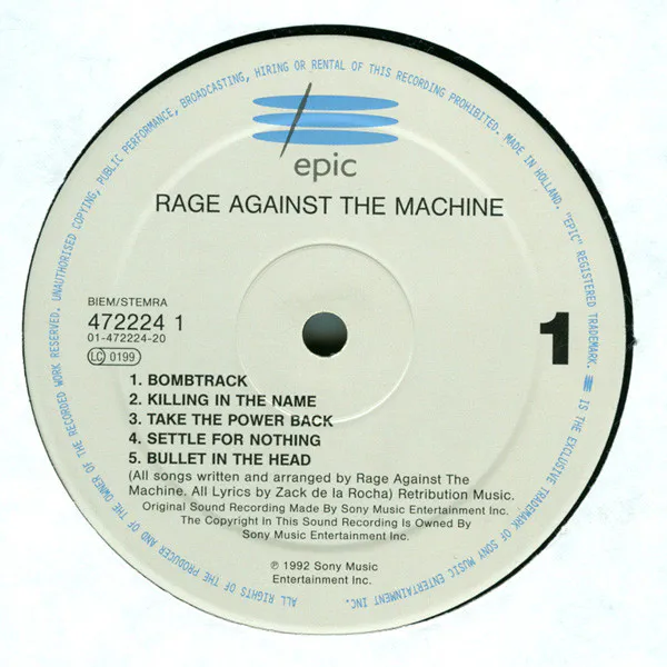 Know Your Enemy - Rage Against The Machine