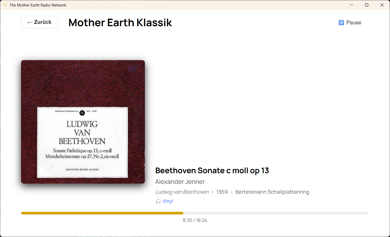 Mother Earth Instrumental live in de app Mother Earth Instrumental live in de app